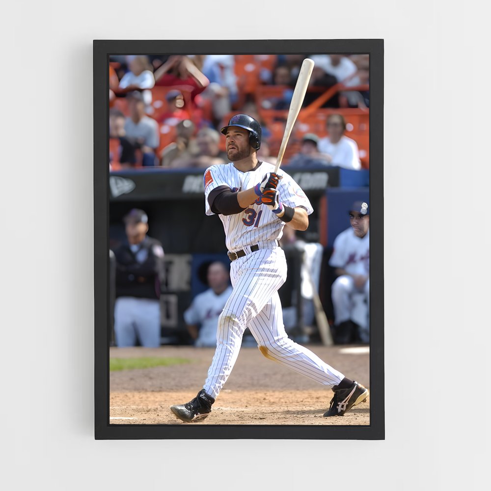 Poster Mike piazza – affiche Baseball (vue 2)